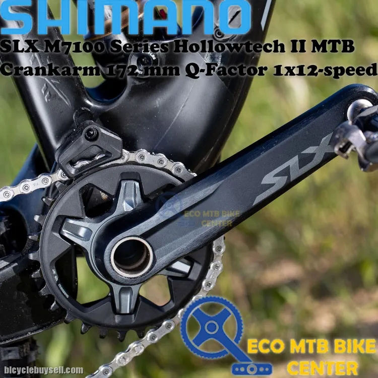 SHIMANO SLX M7100 Series Hollowtech II MTB Crankarm 172 mm Q-Factor 1x12-speed FC-M7100-1
