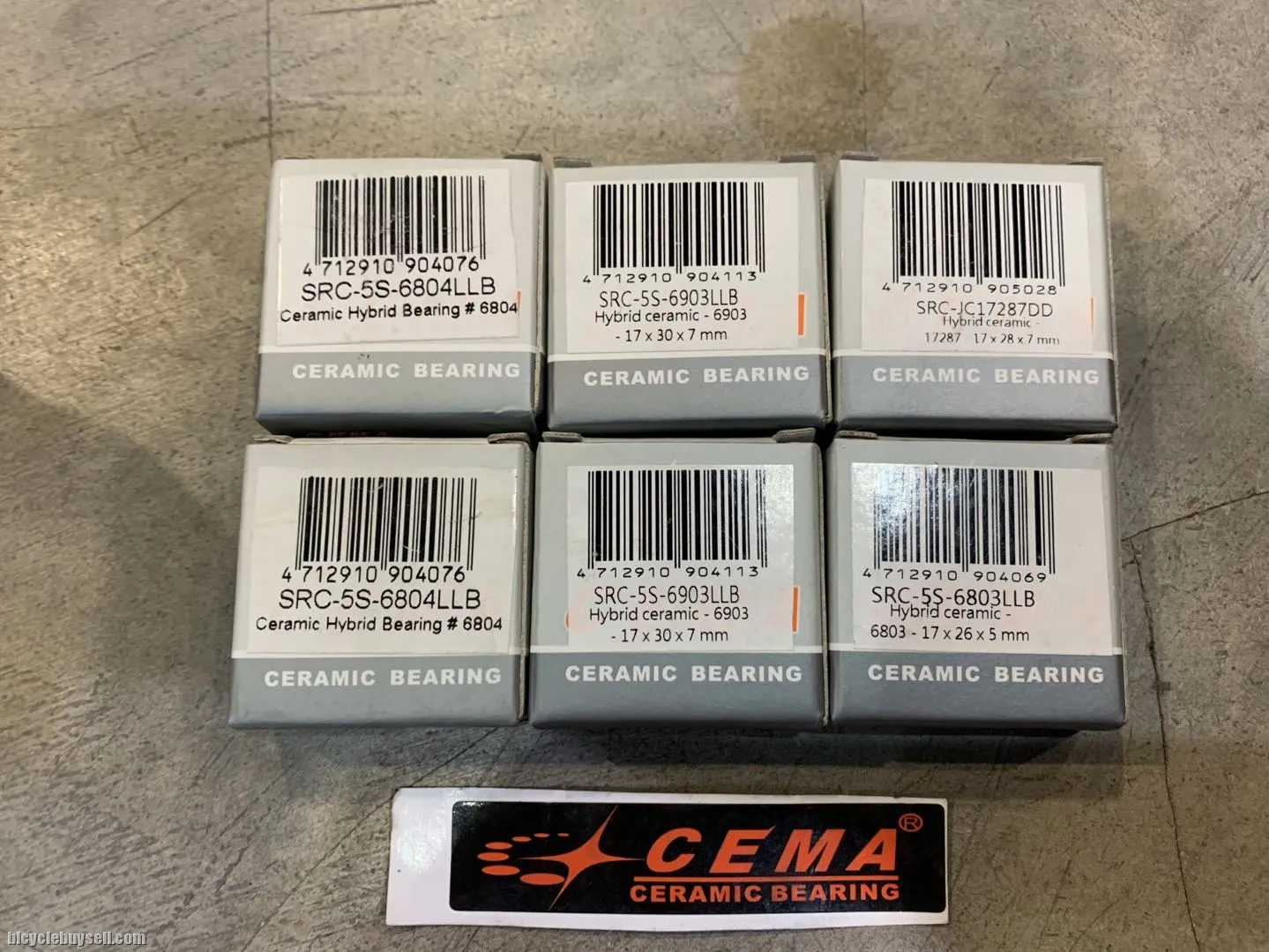 CEMA CERAMIC BEARINGS FOR HOPE PRO4 HUB