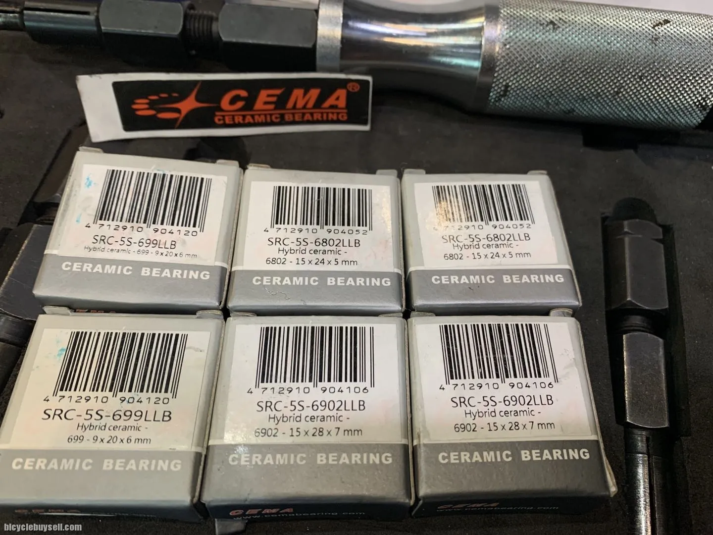 CEMA CERAMIC BEARINGS FOR ATTAQUE CARBON WHEELSET