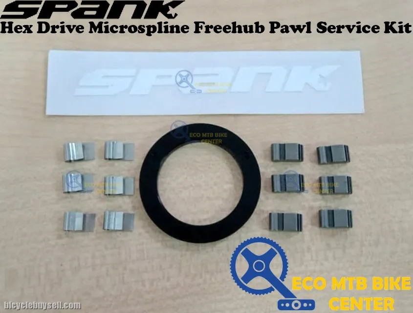 SPANK Rear Hub Hex Drive Microspline Freehub Pawl Service Kit