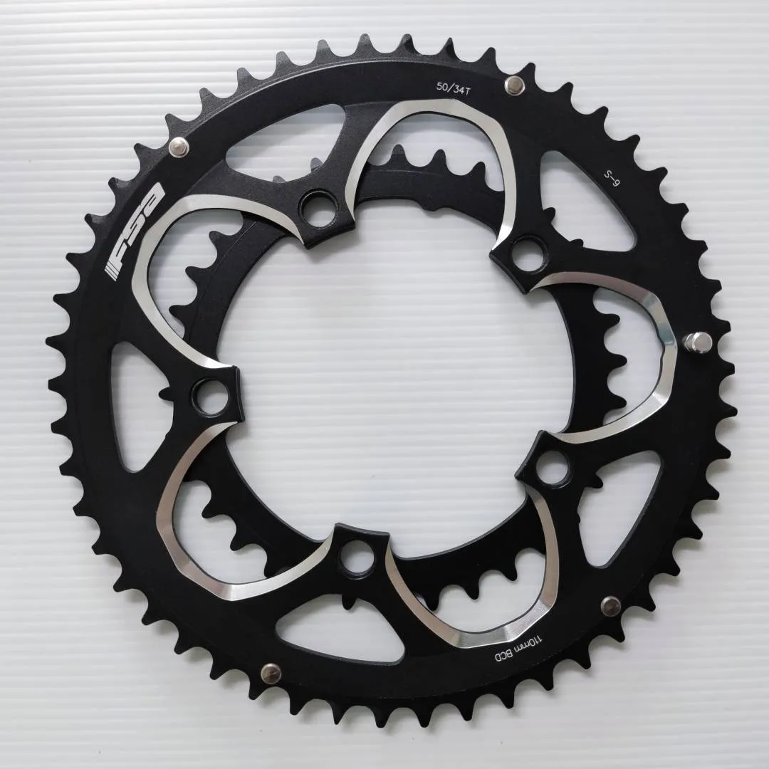 FSA Pro Road 50/34T 8-9-10 Speed Road Bicycle Chainring