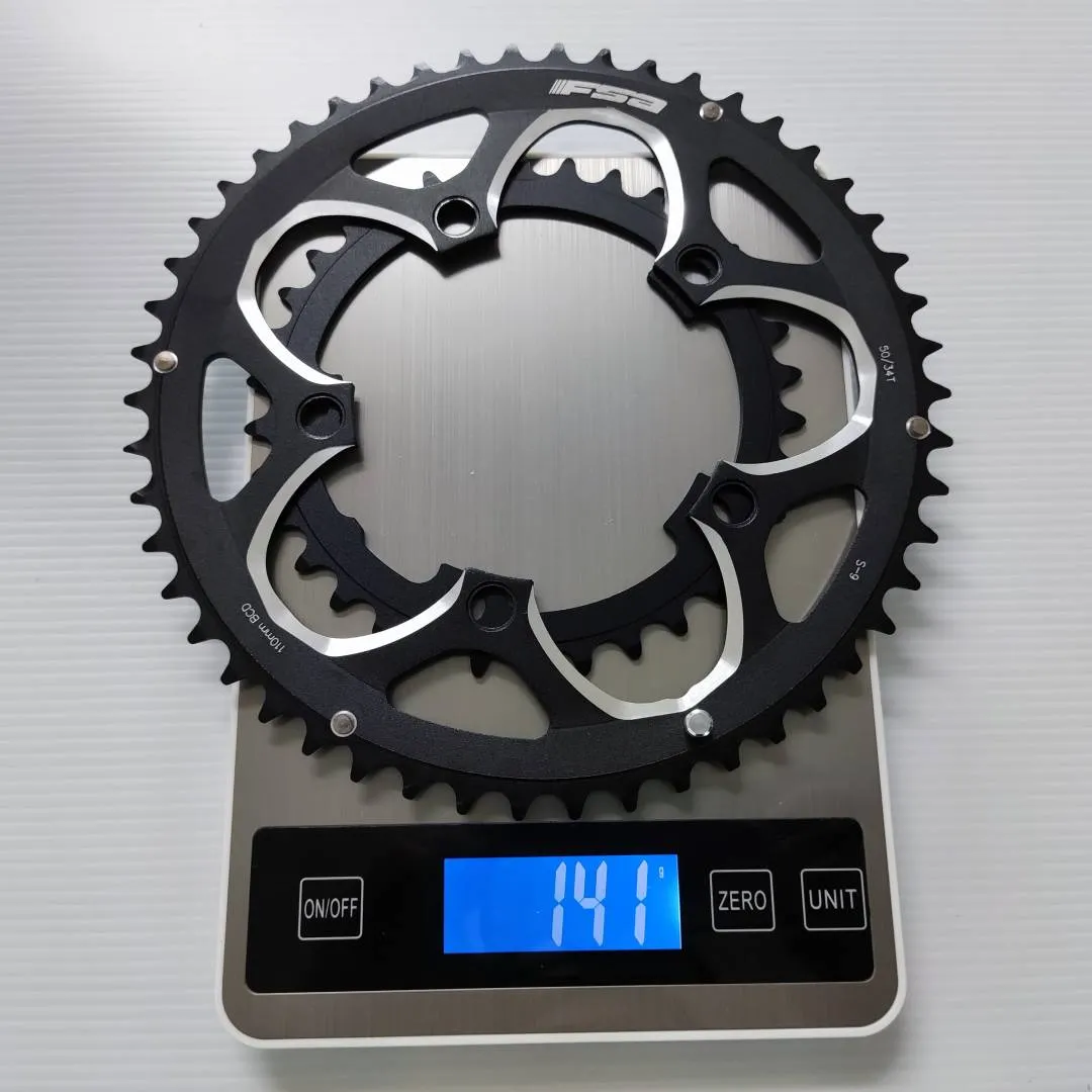 FSA Pro Road 50/34T 8-9-10 Speed Road Bicycle Chainring
