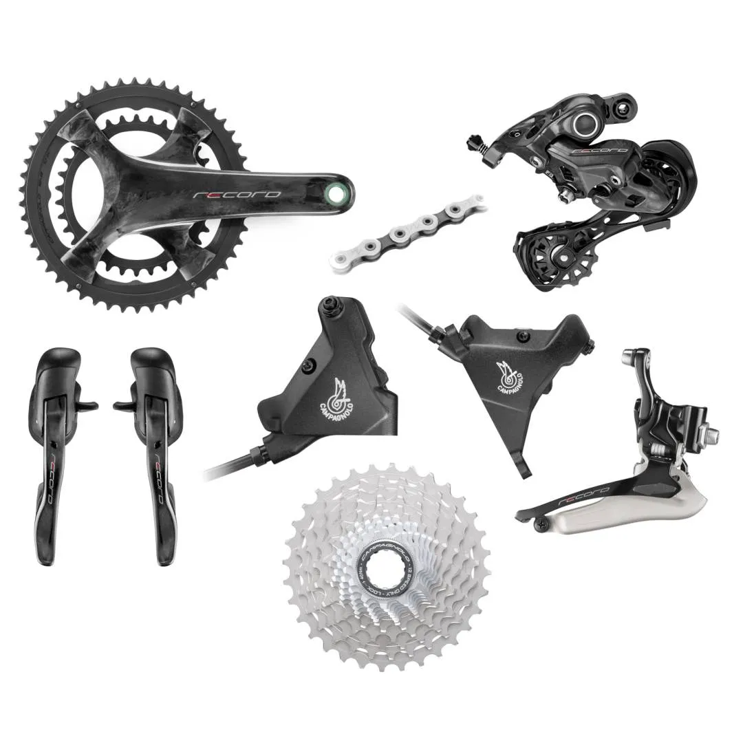 Campagnolo Record Groupset 2x12-Speed - Hydraulic Disc Brake - Flat Mount