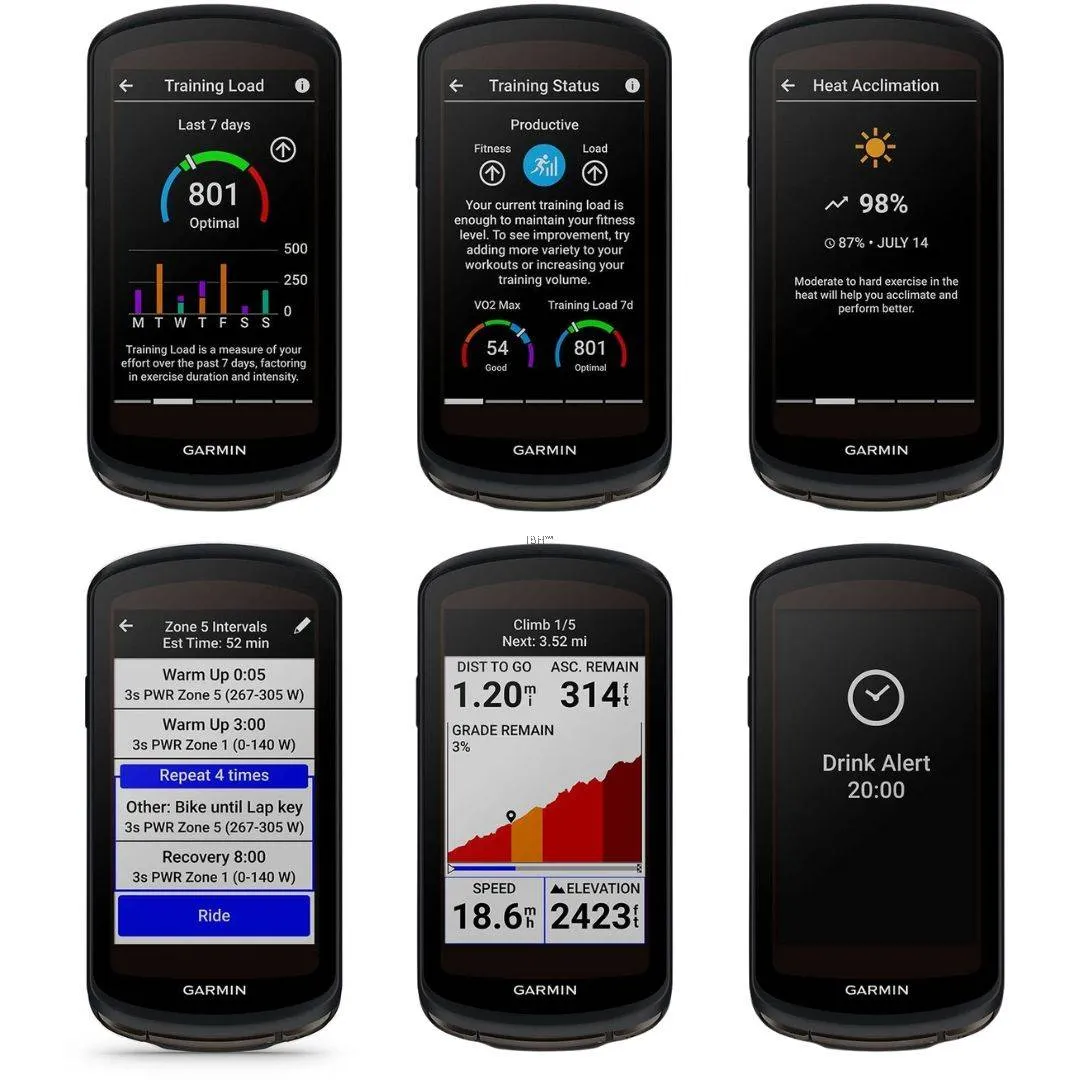 Garmin Edge 1040 Solar / 1040 Solar Bundle / 1040 Bundle / 1030 Plus Bundle ultimate GPS bike METRE