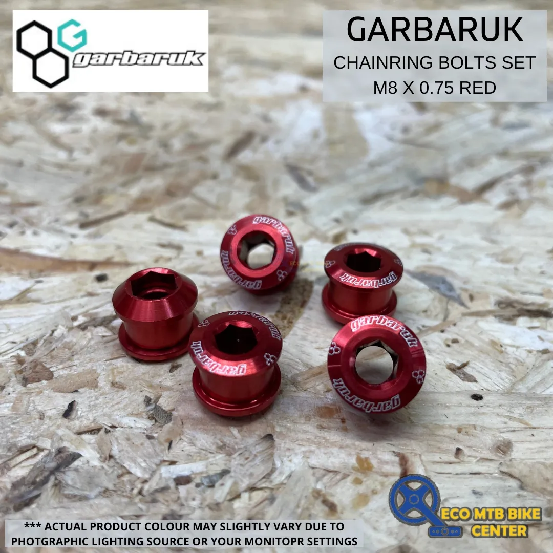 GARBARUK Chainring Bolts Set M8 x 0.75