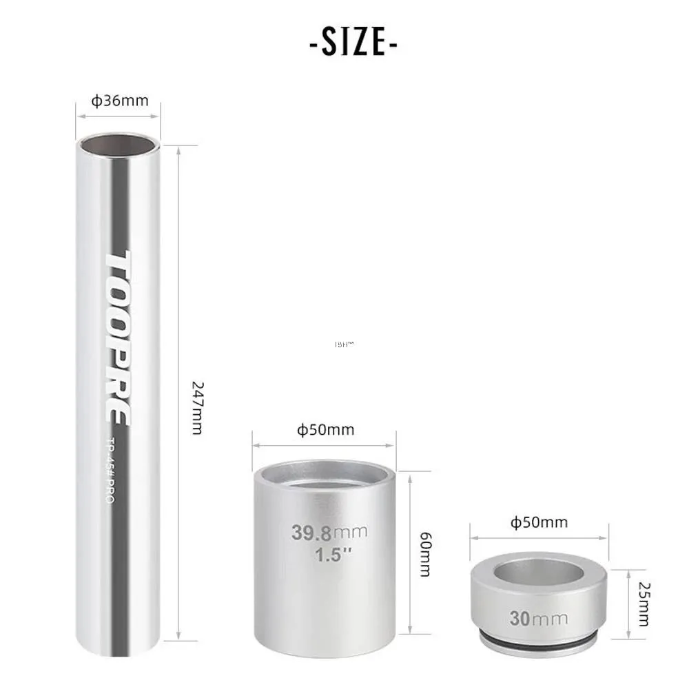 TOOPRE Bicycle Fork Base Installation Aluminum Alloy MTB Road Bike Crown Race Head Tube bottom drive