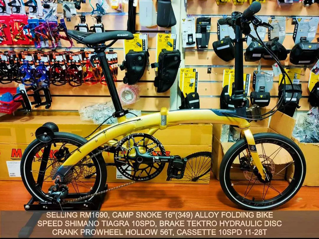 CAMP SNOKE 16" (349) Alloy Folding Bike