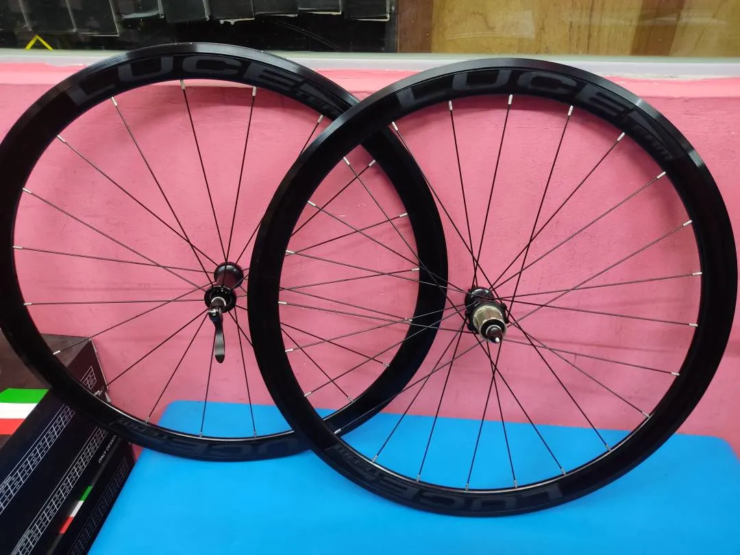 LUCE ALLOY 40MM WHEELSET RIM BRAKE 700C