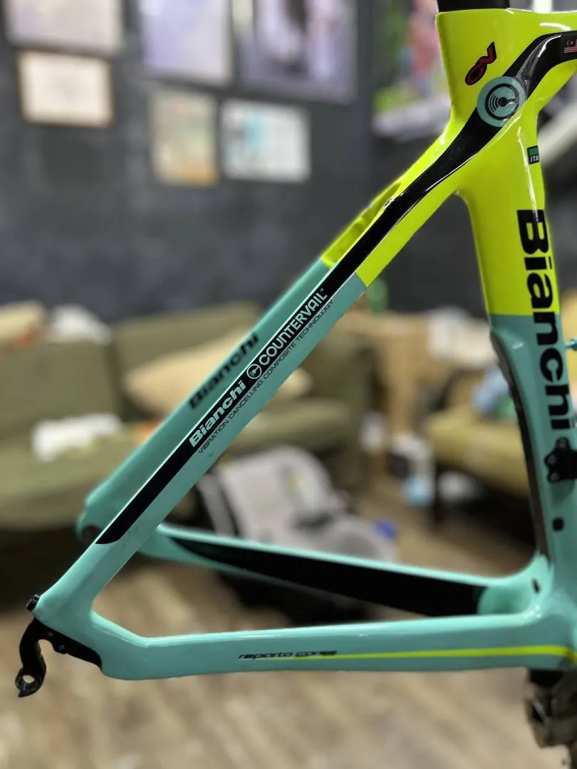(Sold) Bianchi Oltre XR4 Rim Brake frameset