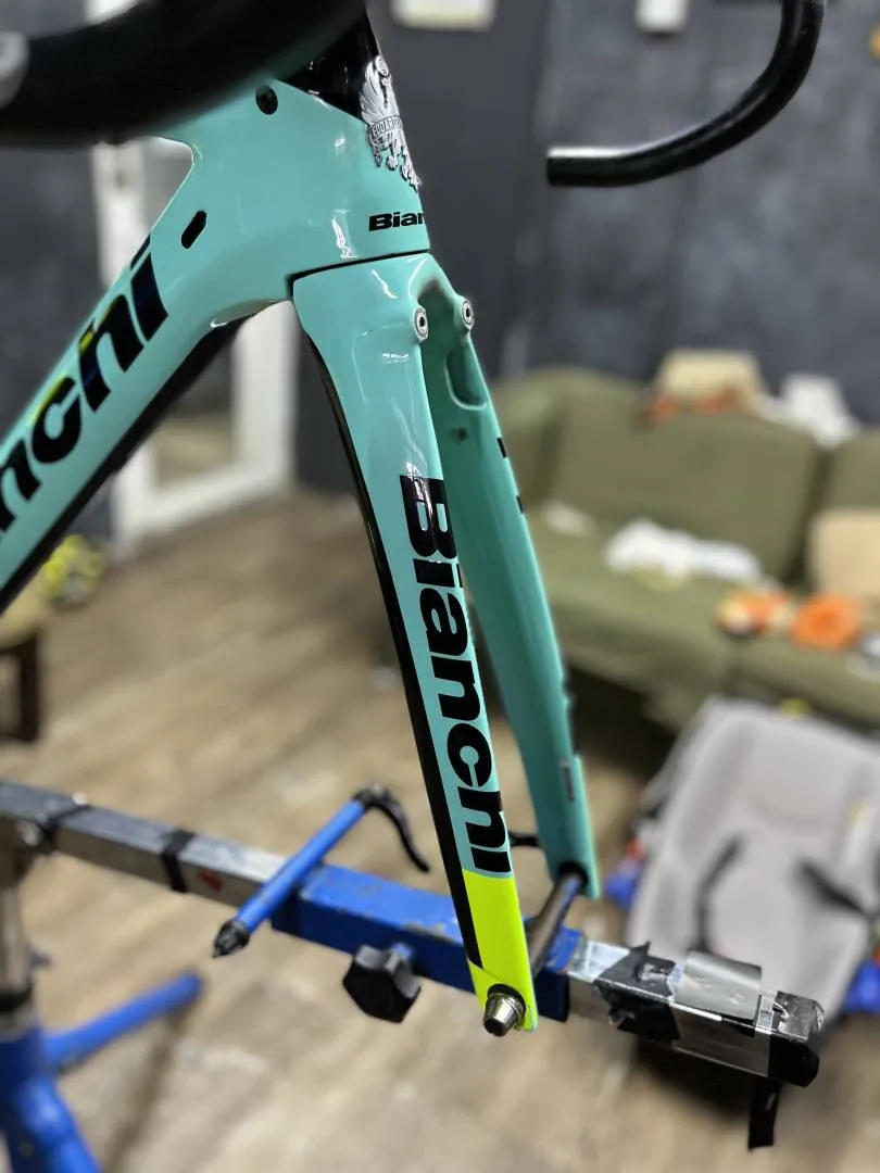 (Sold) Bianchi Oltre XR4 Rim Brake frameset