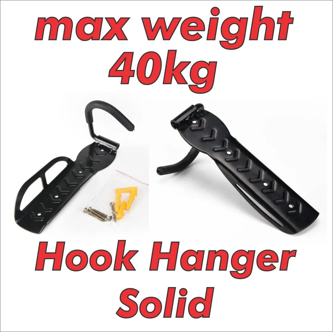 Cycling Steel Bike Storage Hanger Hook Screw Inbolt Garage Wall Mount Rack Hook Rack Basikal Gantung