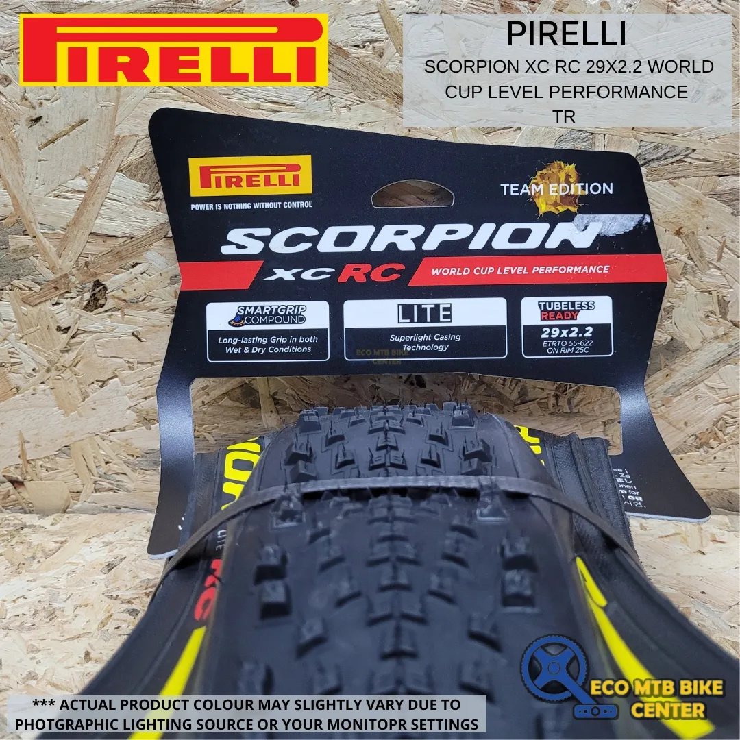 PIRELLI MTB Tires Scorpion XC RC 29x2.2 | World Cup Level Performance | Tubeless Ready