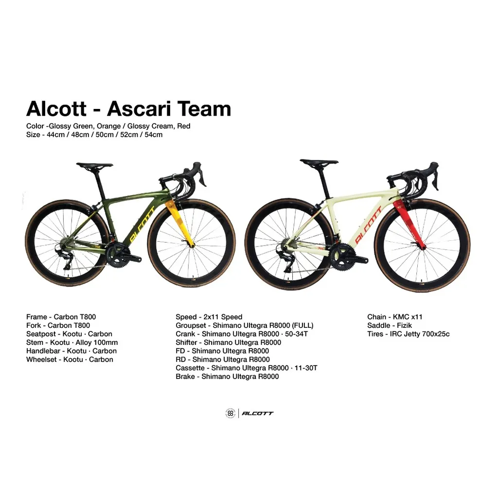 lcott Ascari Team Full Shimano Ultegra Roadbike