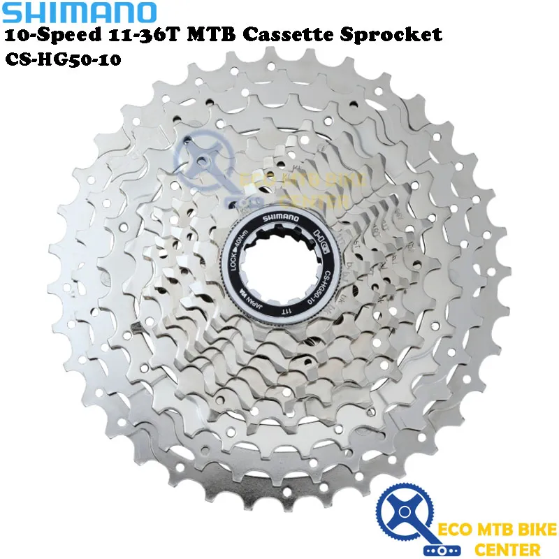 SHIMANO 10-Speed 11-36T MTB Cassette Sprocket CS-HG50-10