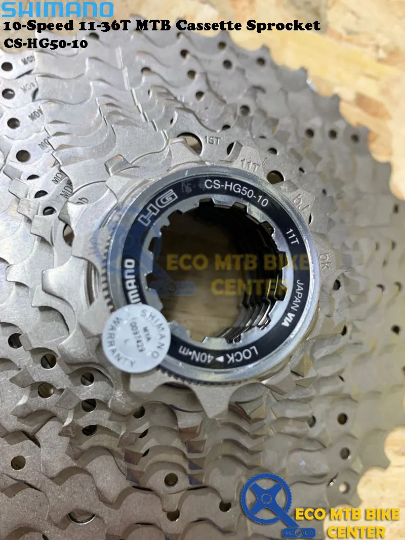 SHIMANO 10-Speed 11-36T MTB Cassette Sprocket CS-HG50-10