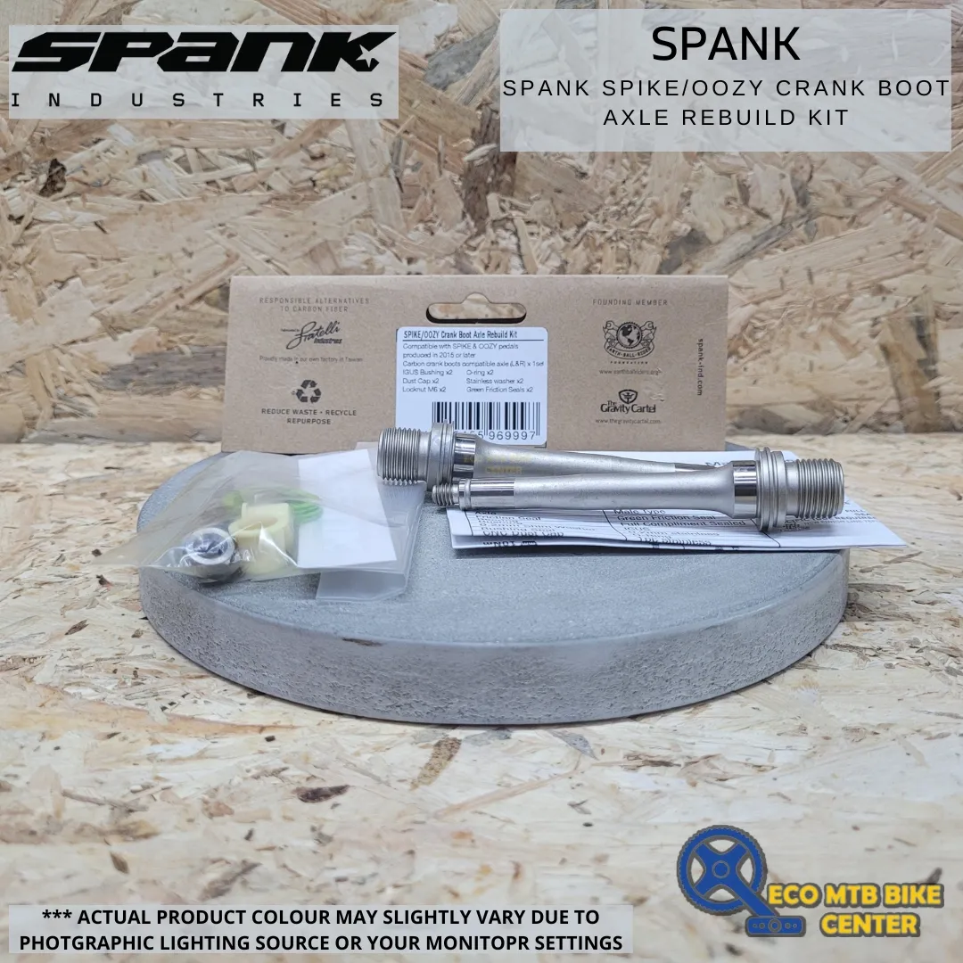 SPANK PEDAL SPIKE/OOZY CRANK BOOT AXLE REBUILD KIT