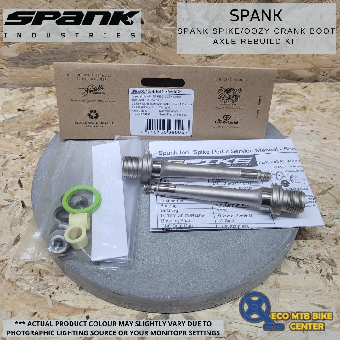 SPANK PEDAL SPIKE/OOZY CRANK BOOT AXLE REBUILD KIT