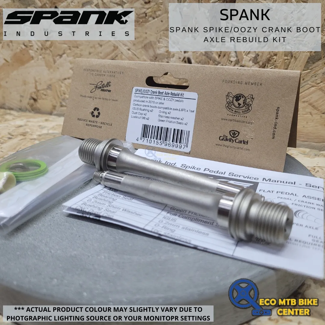 SPANK PEDAL SPIKE/OOZY CRANK BOOT AXLE REBUILD KIT