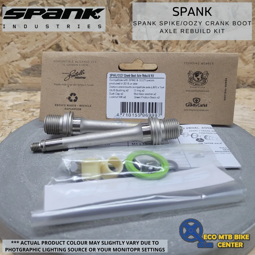 SPANK PEDAL SPIKE/OOZY CRANK BOOT AXLE REBUILD KIT