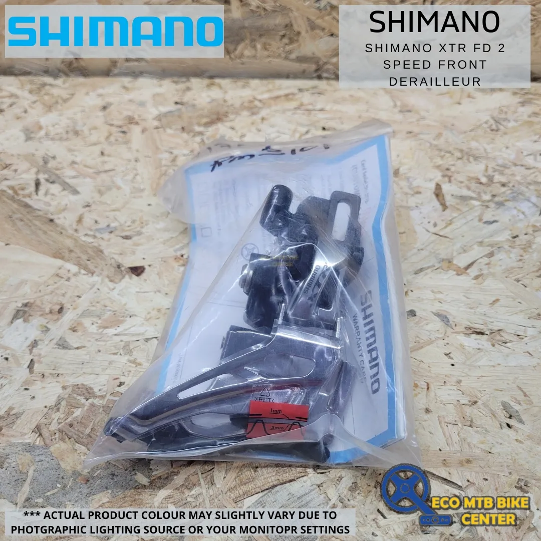 SHIMANO XTR FD 2 SPEED FRONT DERAILLEUR (OEPACKING)