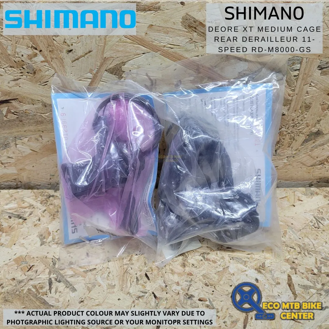 SHIMANO DEORE XT Right Shift Lever + Medium Cage Rear Derailleur 11-speed (OE PACKING) SL-M8000-R+RD
