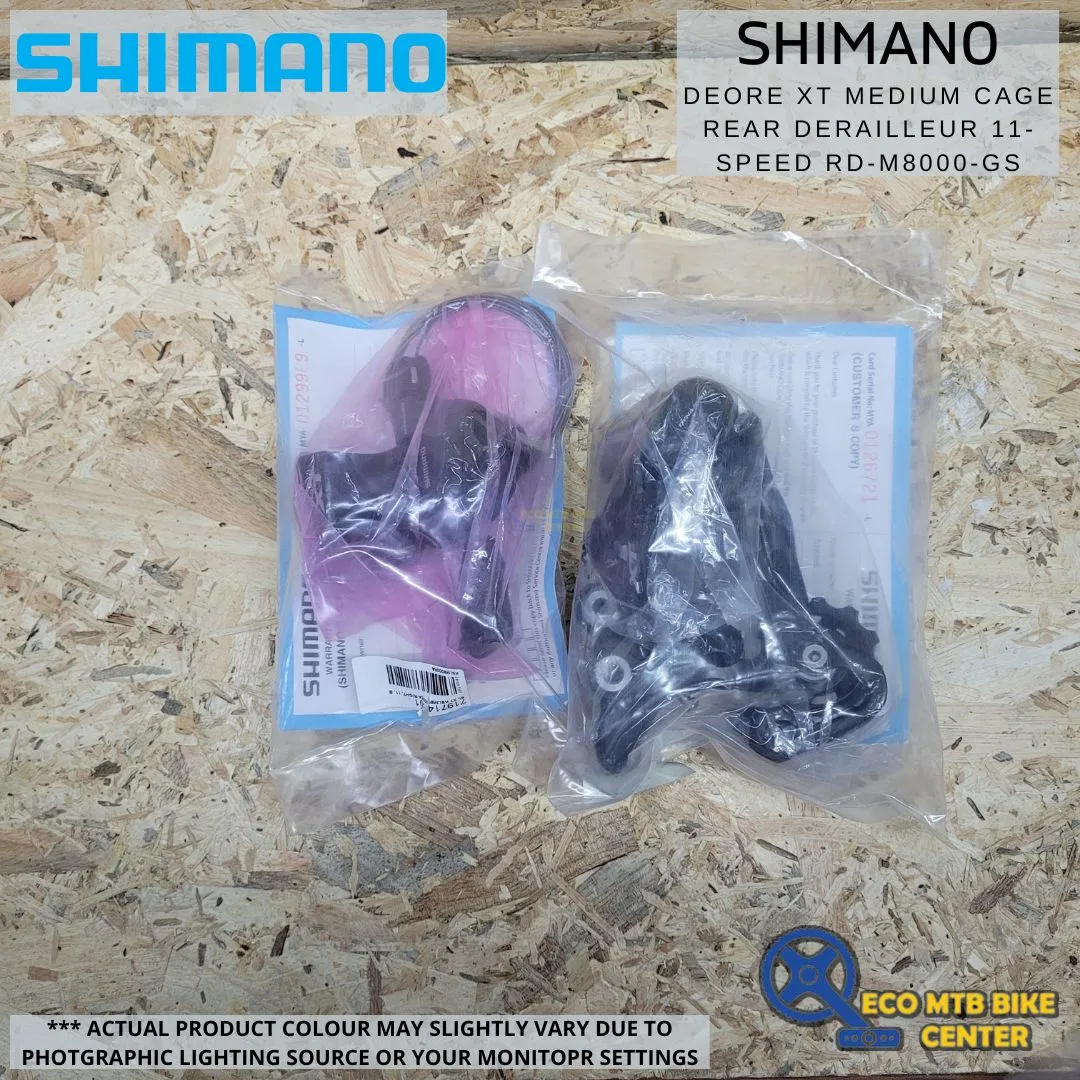 SHIMANO DEORE XT Right Shift Lever + Medium Cage Rear Derailleur 11-speed (OE PACKING) SL-M8000-R+RD