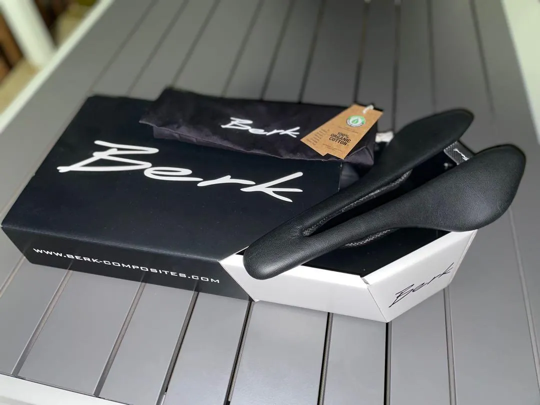 Berk Lupina Padded Carbon Saddle (90 gram) - Brand New !!