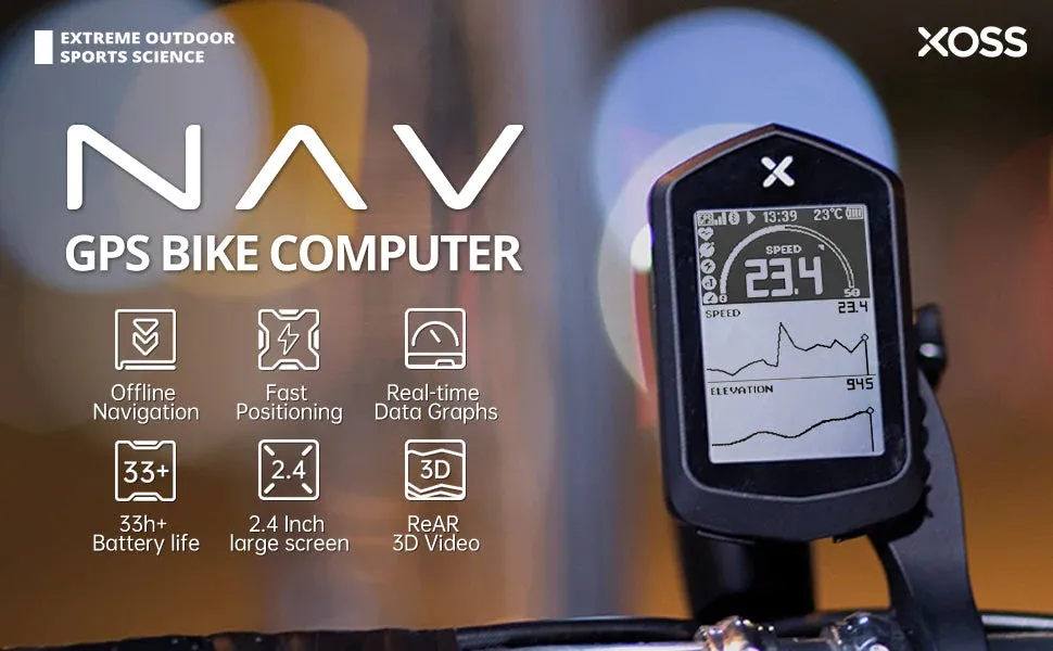 BEST VALUE XOSS NAV 2022 Bicycle Computer GPS Navigation