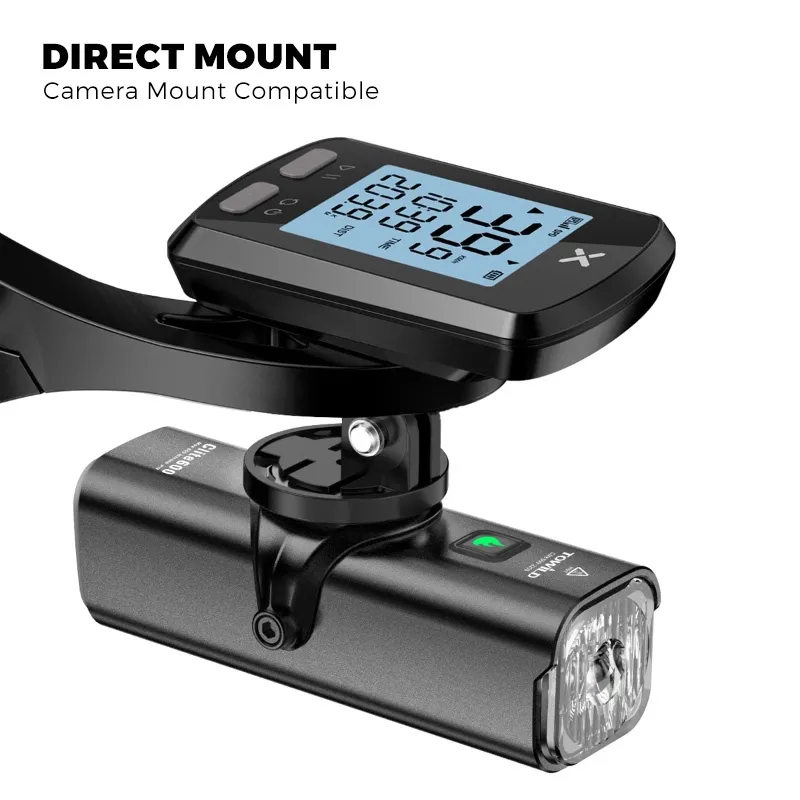 TOWILD CL600 Smart Bike Light Front Lamp USB Rechargeable 18650 Bicycle LED IPX6 Waterproof