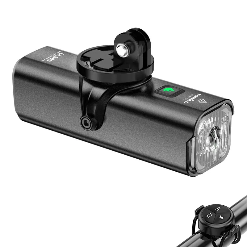 TOWILD CL600 Smart Bike Light Front Lamp USB Rechargeable 18650 Bicycle LED IPX6 Waterproof