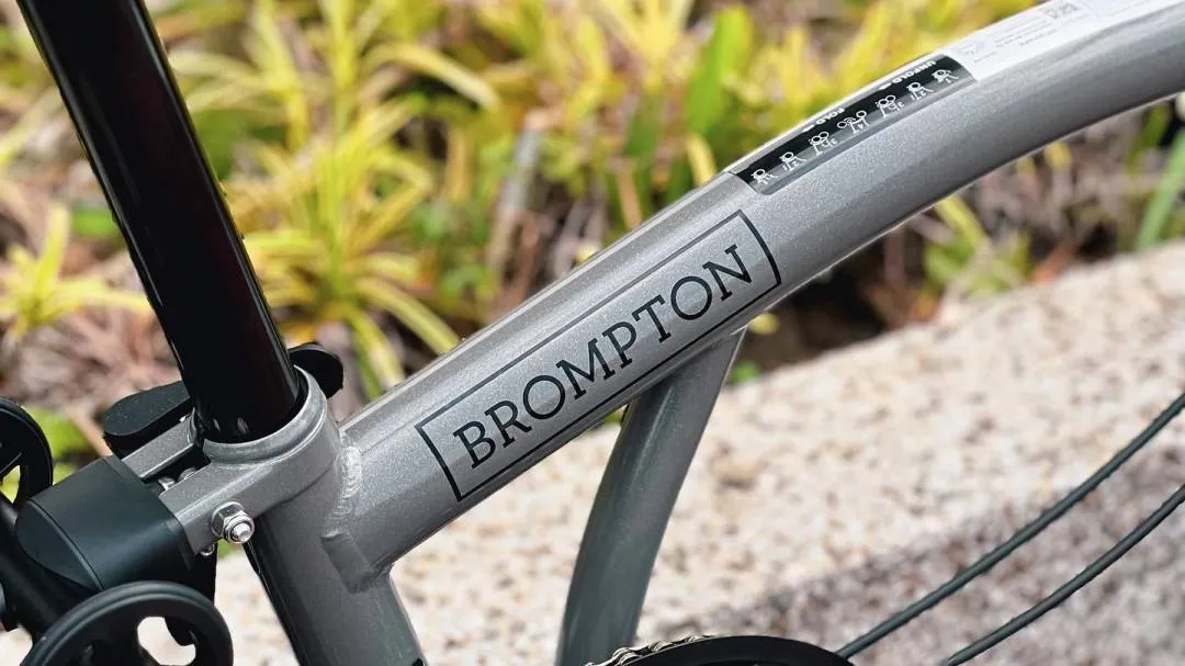 Brompton P Line S4L Storm Grey Metallic 4 speed - READY STOCK