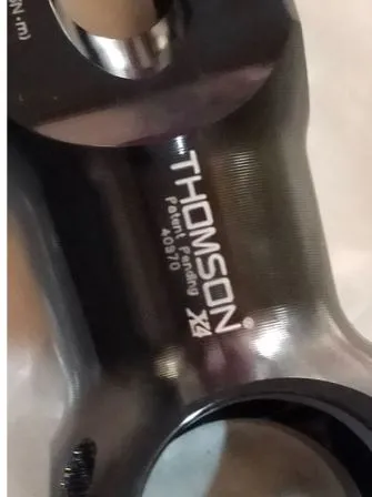 THOMSON X4 ELITE 70MM STEM AUTHENTIC PRODUCT - USE MILEAGE LESS THAN 20 KM, JUST LIKE NEW