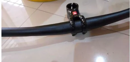 BONTRAGER BAR / STEM COMBO, JUST USED LESS THAN 3 WEEKS, SELLING CHEAP (TAKEN OUT FROM NEW BIKE)