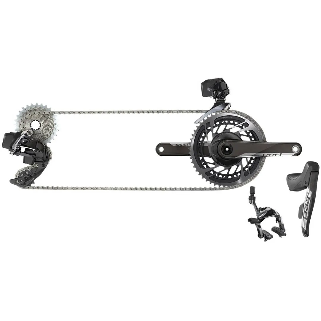 SRAM RED eTap AXS 2x12 Groupset - 50/37T carbon crankset  Powermeter groupset