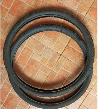 TIRE 26X1.95 WITH INNER TUBE (2PIECES PAIR) JUST RIDEN TWO RIDES, TAKEN OUT FROM NEWLY RIDEN BIKE