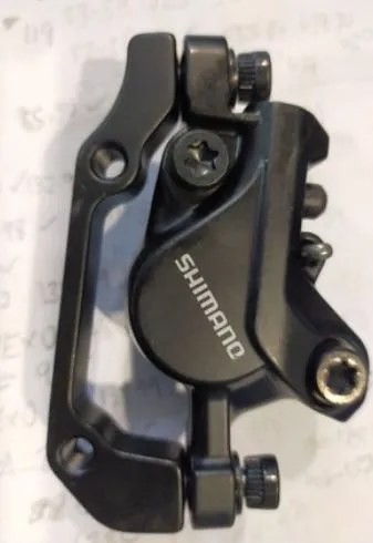 SHIMANO BRAKE CALIPER 1PIECE BR-M447 (LAST UNIT CLEARANCE) WITH BRAKE PAD N ADAPTOR READY