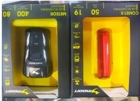 MOON COMBO SAFETY LIGHT SET MOON COMET MOON METEOR LAST FEW UNIT CLEARANCE OFFER