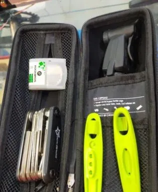TOOL KIT, PUMP, TIRE LEVER, POCKET TOOL, PATCH KIT