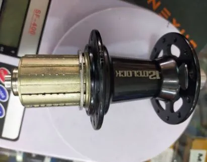 12O'CLOCK REAR HUBSET SEALED BEARING USED LESS THAN 250KM MILEAGE TIP TOP CONDITION 24HOLE