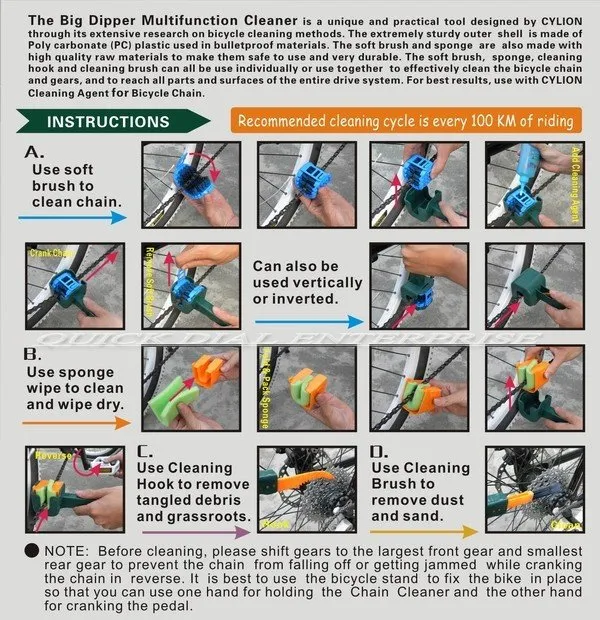 Original ~ Cylion Multifunctional Chain Cleaner (NEW)