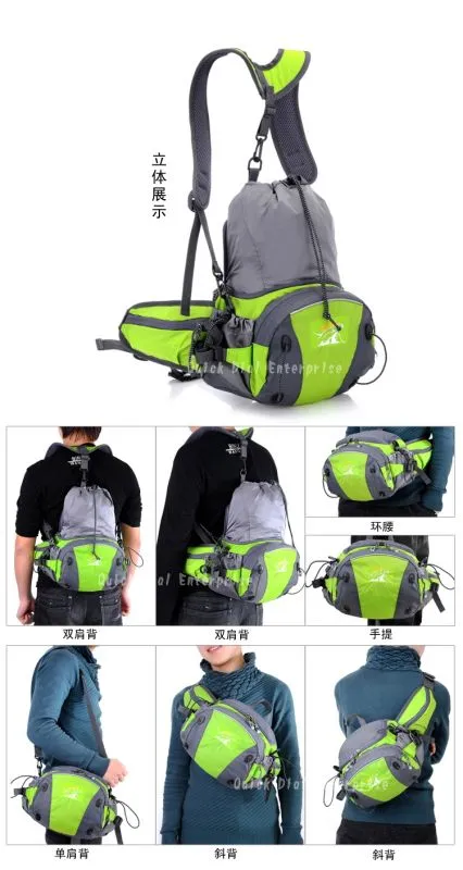 Waist bag + backpack