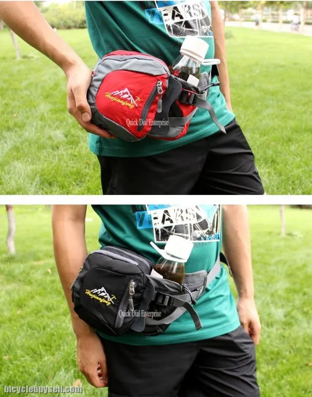 Sport Waist Bag With Bottle Holder