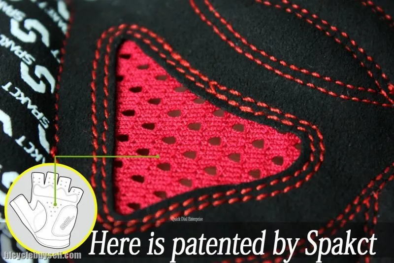 Original ~ Spakct skeleton style half fingers gloves for cycle