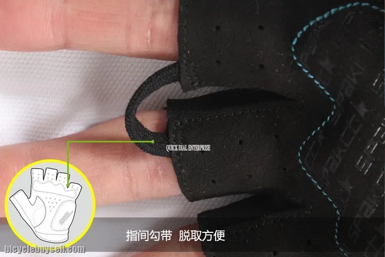 Skeleton style half fingers gloves for cycle (2015)