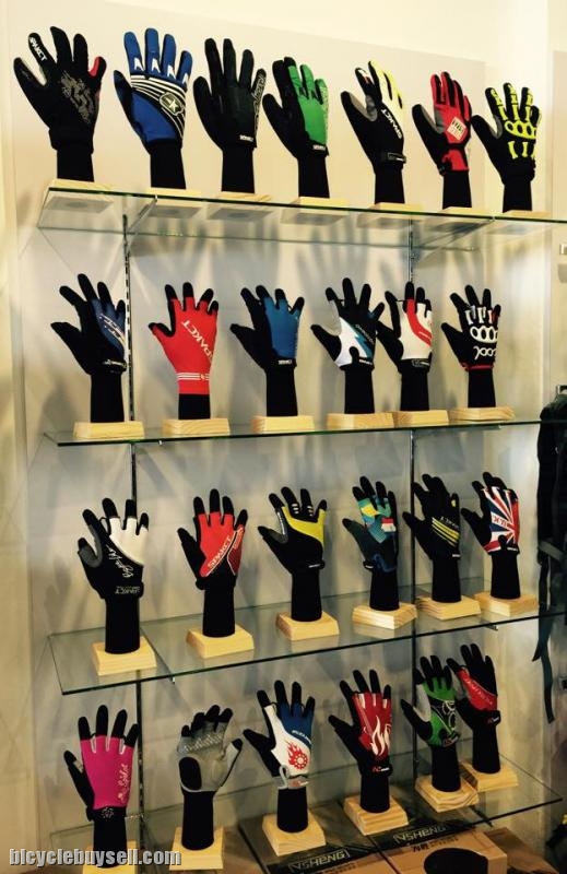 Skeleton style half fingers gloves for cycle (2015)