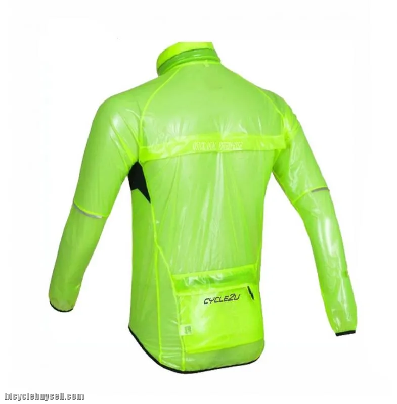 Waterproof cycling raincoat