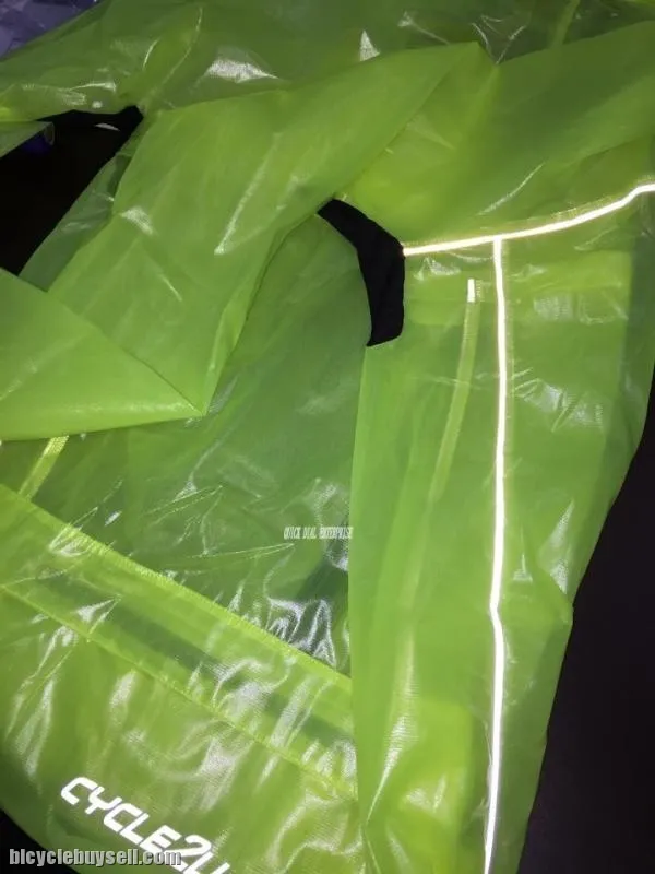 Waterproof cycling raincoat