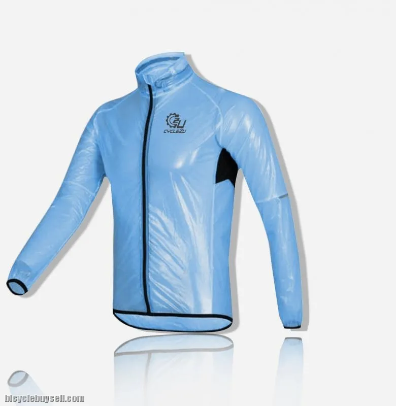 Waterproof cycling raincoat