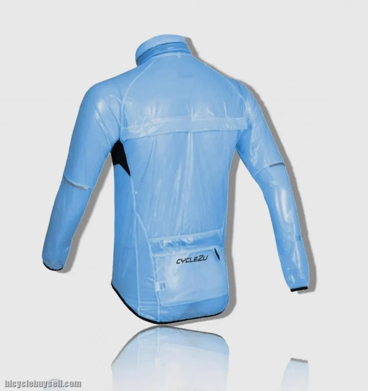 Waterproof cycling raincoat