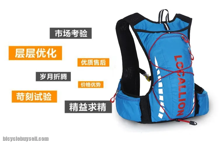 Original LOCAL LION Outdoor Cycling Hiking Water-Resistant Shoulders Bag Backpack